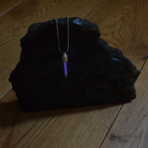 Classic Tritium Pendant Vial Glow Necklace